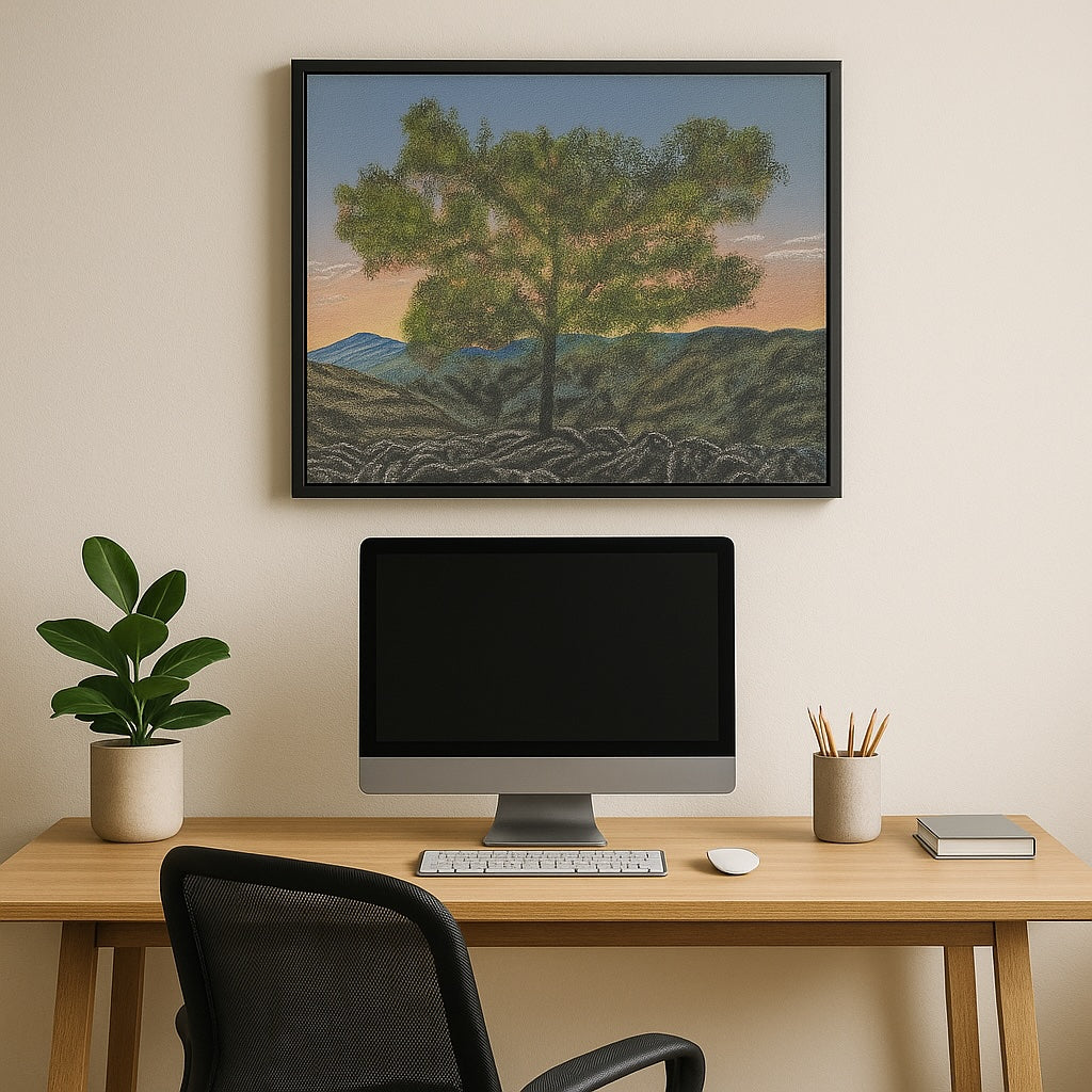 Landscape on Canvas - "Standing Where Time Pauses"