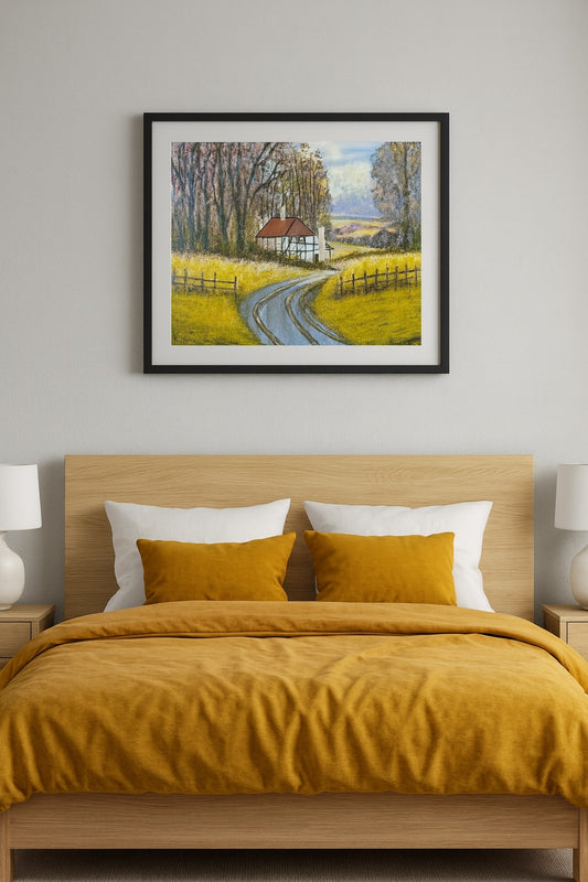 Landscape on Canvas - "Autumn Haven"