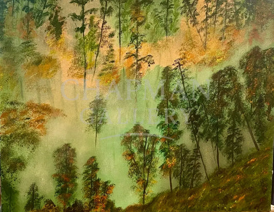 Landscape on Canvas - ’Autumn’s Breath’ 16’’ x 20’’ (406 x 508mm) Original Artwork