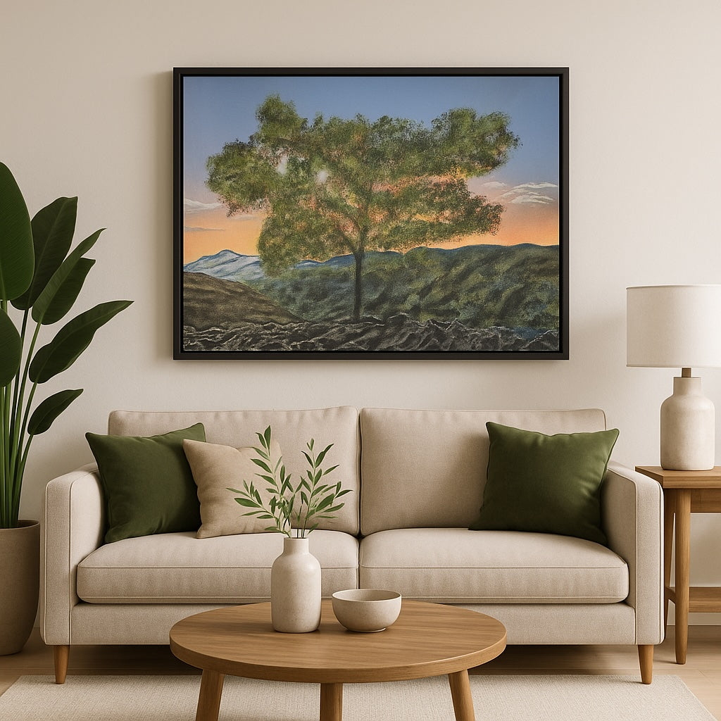 Landscape on Canvas - "Standing Where Time Pauses"