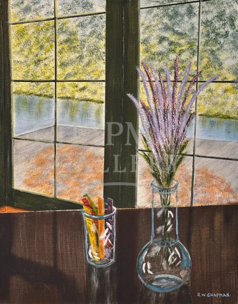 Still Life Canvas - ’The Window Remembers’ 16’’ x 20’’ (406 x 508mm) Original Artwork