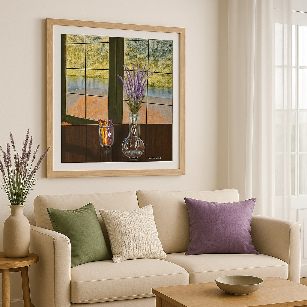 Still Life Canvas - "The Window Remembers"