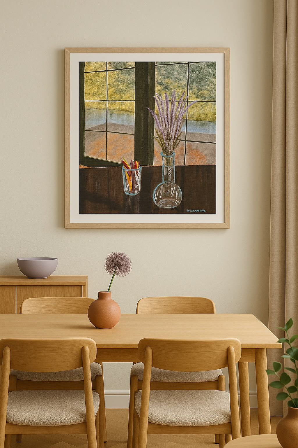 Still Life Canvas - "The Window Remembers"
